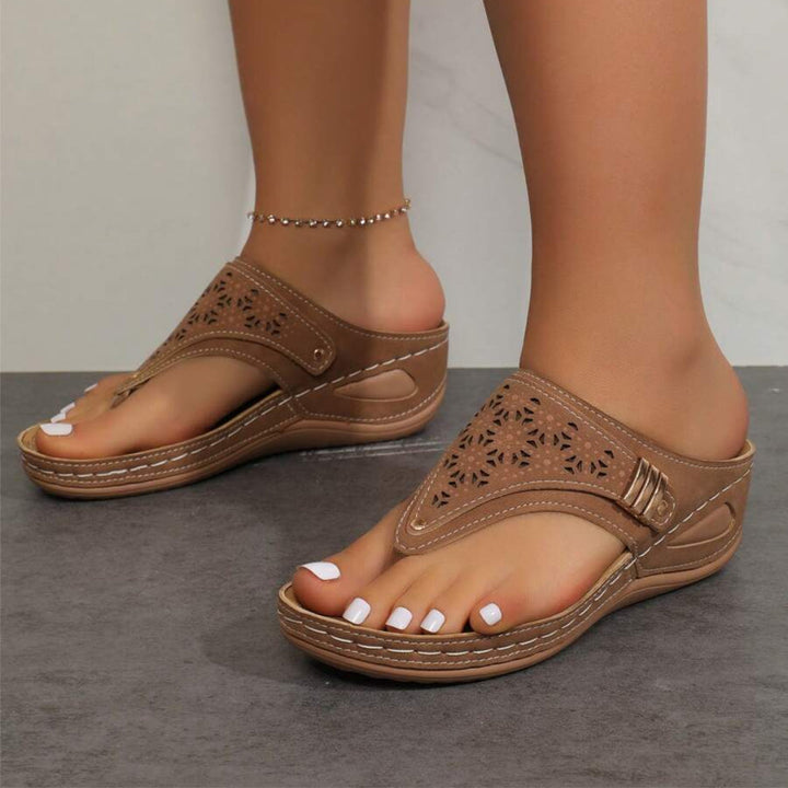Isaline | Stitched Sandals