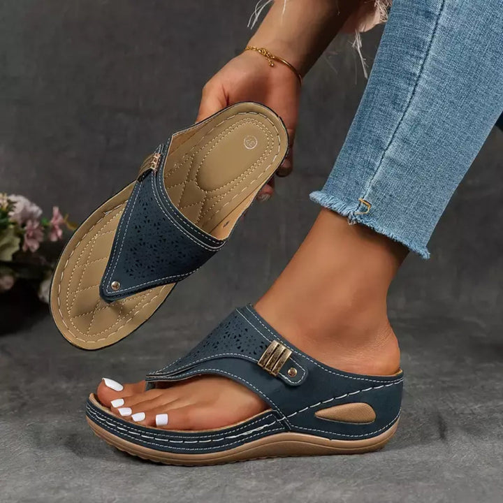 Isaline | Stitched Sandals