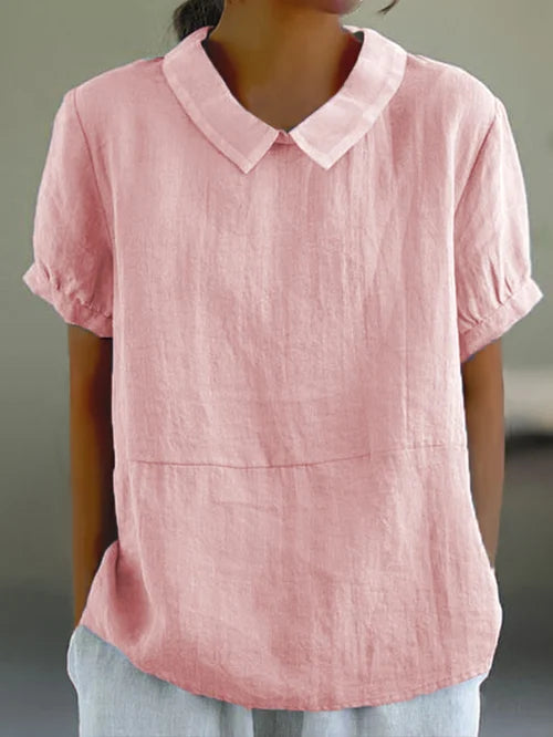 Amalie | Relaxed Fit Collared Blouse