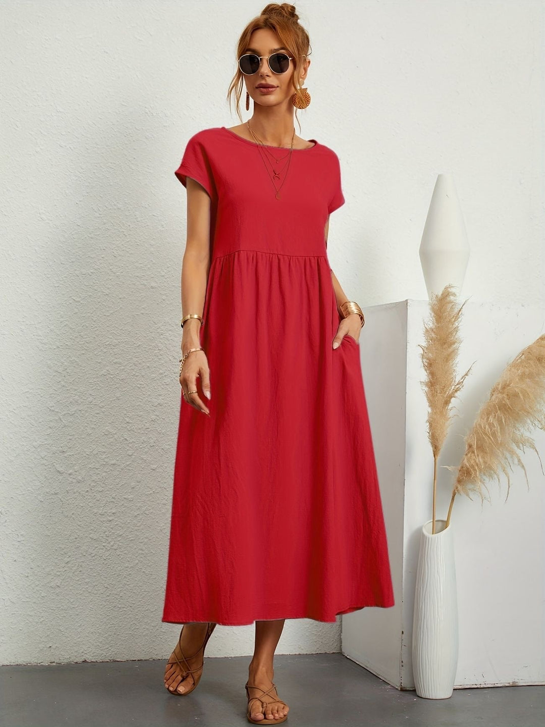 Rosey | Casual Linen Dress
