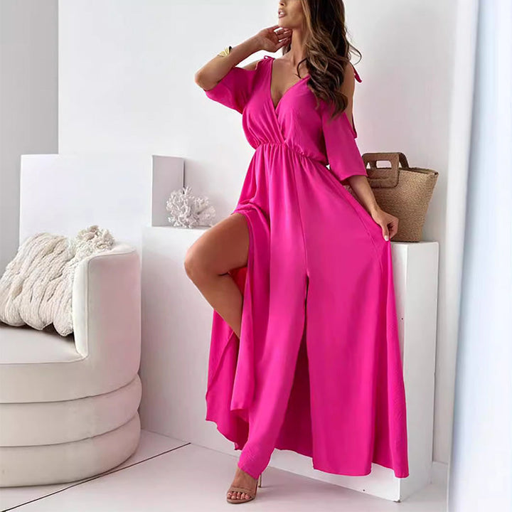 Leela | Women’s Elegant High-Slit Dress