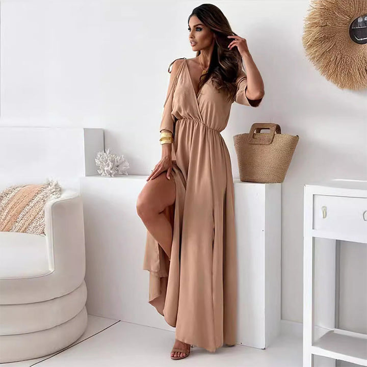 Leela | Women’s Elegant High-Slit Dress