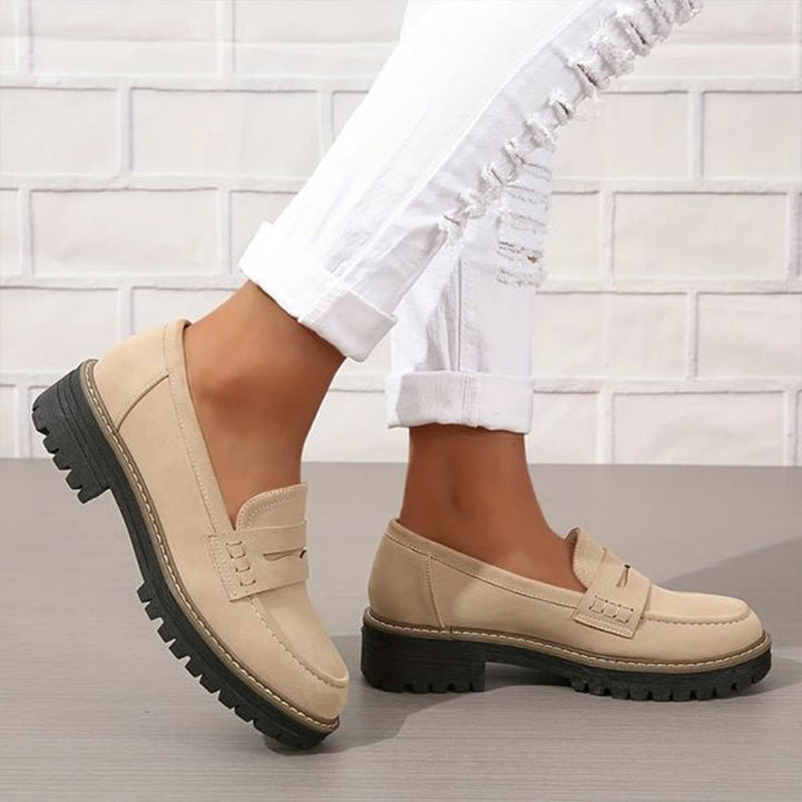 Jade | Comfortable chunky loafers for women