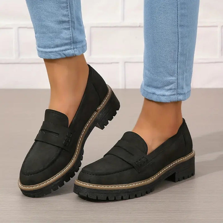 Jade | Comfortable chunky loafers for women