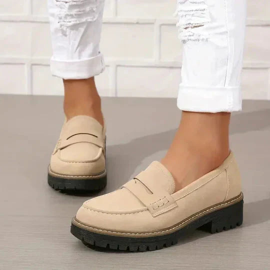 Jade | Comfortable chunky loafers for women
