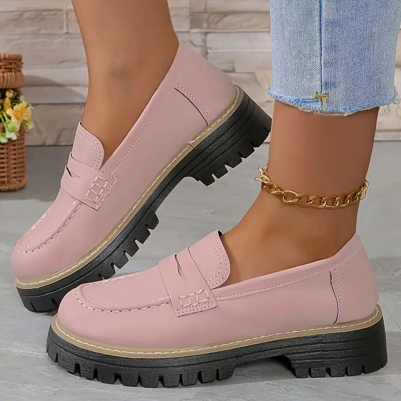 Jade | Comfortable chunky loafers for women