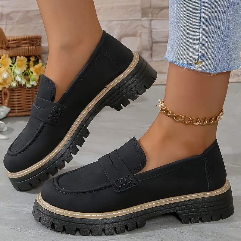 Jade | Comfortable chunky loafers for women