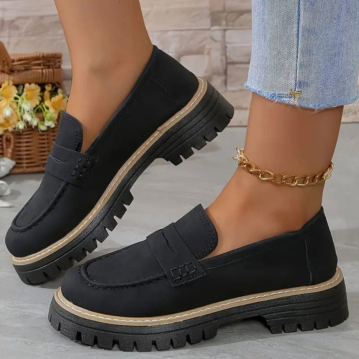 Jade | Comfortable chunky loafers for women