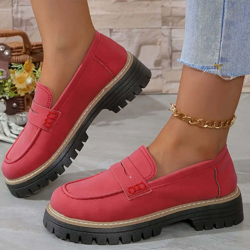 Jade | Comfortable chunky loafers for women