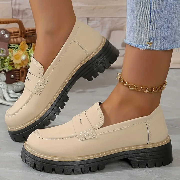 Jade | Comfortable chunky loafers for women