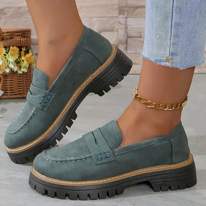 Jade | Comfortable chunky loafers for women